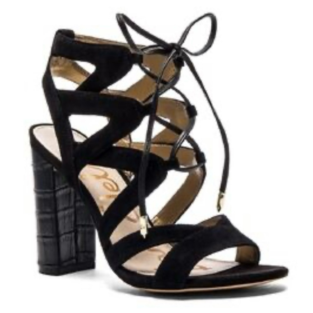 EUC Sam Edelman Yardley Lace Up Heel